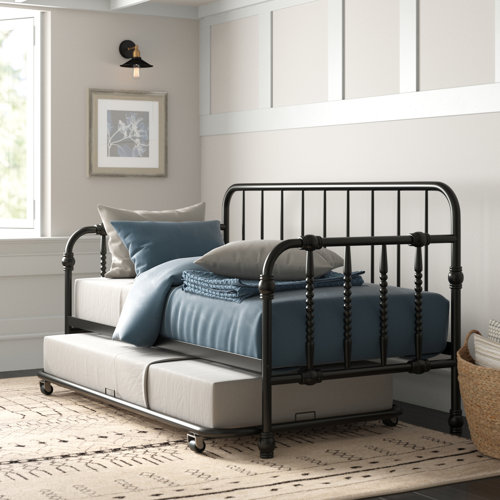 Riverwalk Metal Daybed with Trundle & Reviews Birch Lane